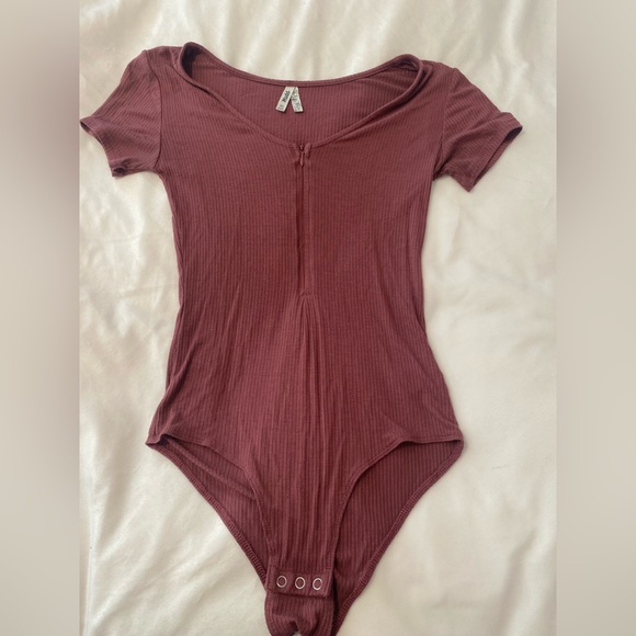 MUDD BRAND ONE PIECE TEDDY WITH BUTTONS AND WORKING ZIPPER - Picture 5 of 7